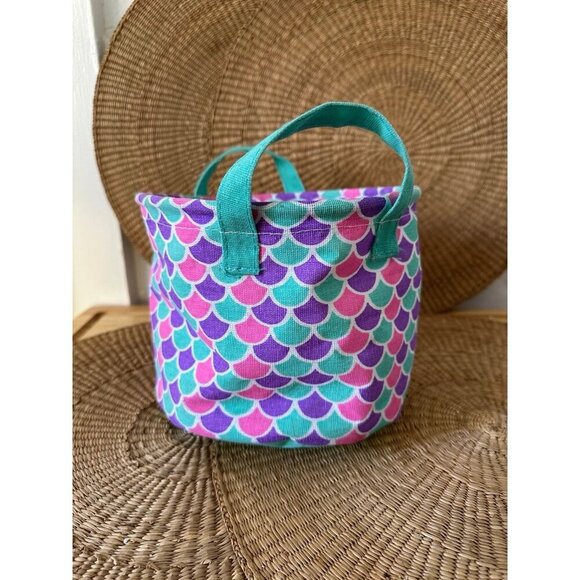 Mermaid scale, small canvas bag - Picture 1 of 9